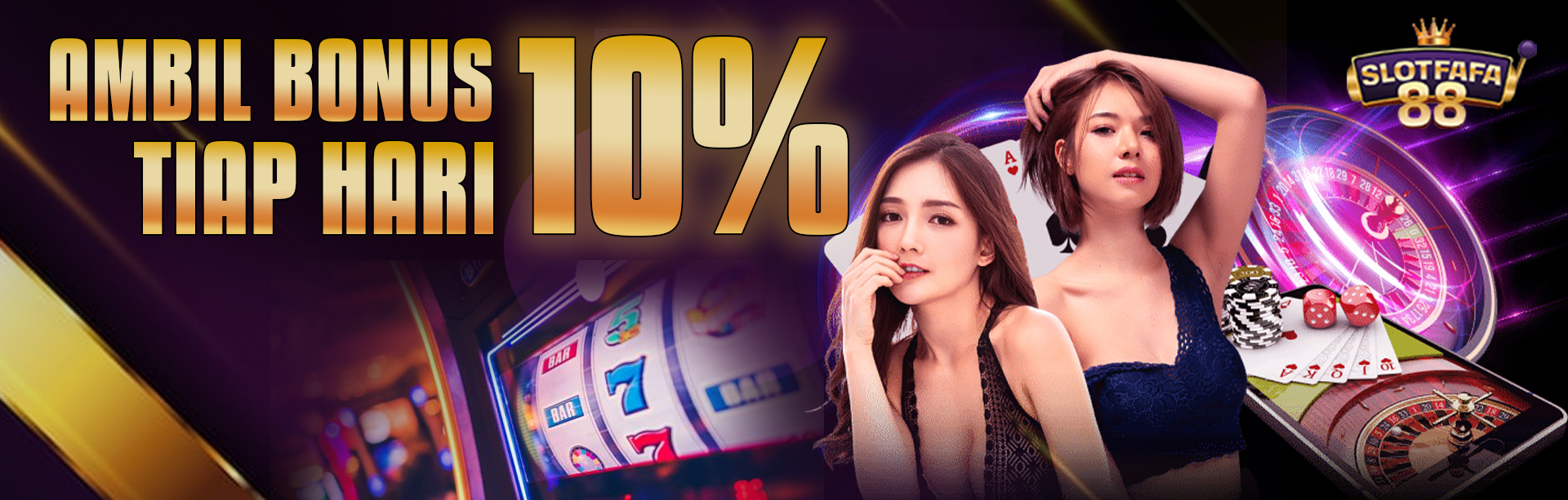 Bonus Depan Deposit Harian Slot Game 10% Tiap Harinya